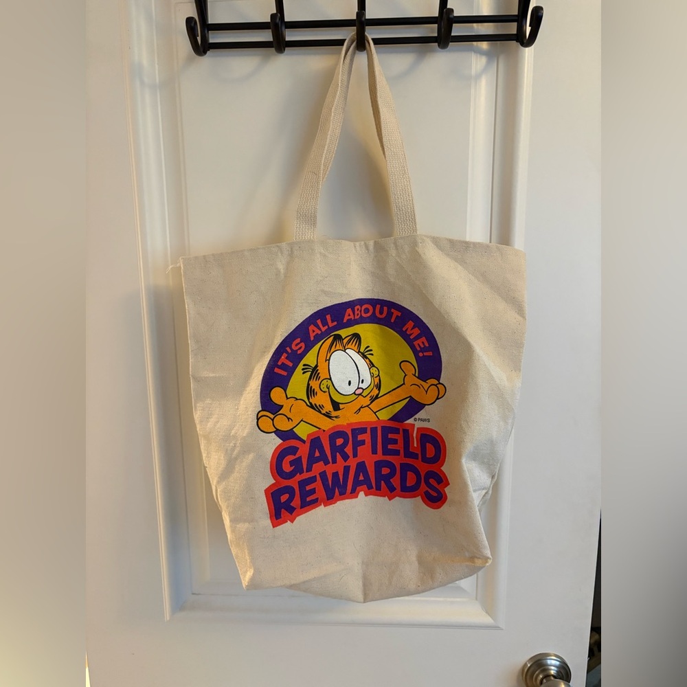 Vintage Garfield Canvas Tote Bag